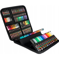 Produktbild för Uni Posca 60 stycken blandade färger (assorterade)  i fodral...