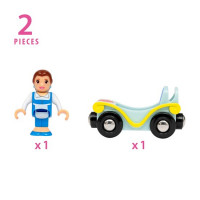 Miniatyr av produktbild för Disney Princess Belle & Wagon delar och tillbehör till skalmodell Vagn