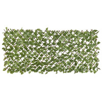 Miniatyr av produktbild för Nature Trädgårdsspaljé med lagerblad 90x180 cm grön