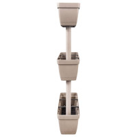 Produktbild för Blomlådor 6 st 100 cm taupe