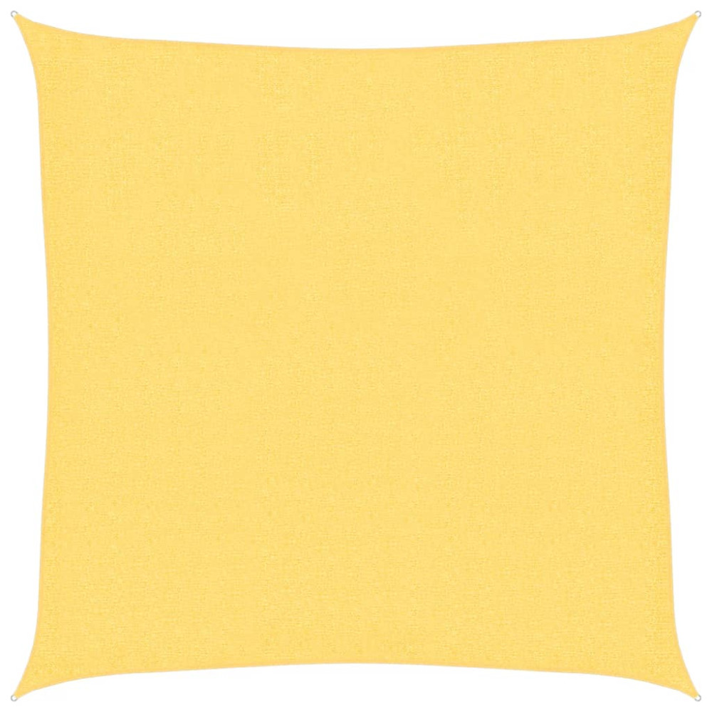 Produktbild för Solsegel 160 g/m² beige 3x3 m HDPE