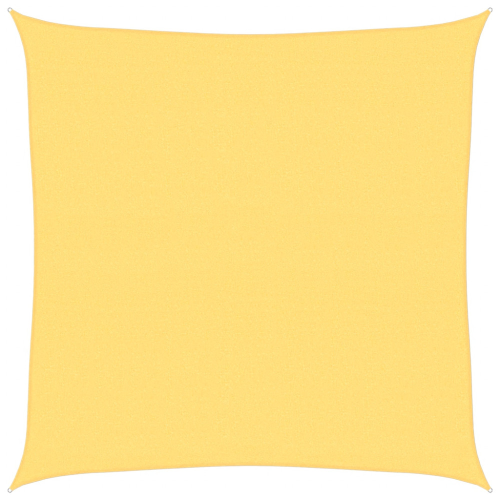 Produktbild för Solsegel 160 g/m² beige 4x4 m HDPE