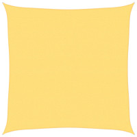 Produktbild för Solsegel 160 g/m² beige 4x4 m HDPE