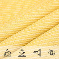 Produktbild för Solsegel 160 g/m² beige 4x4 m HDPE
