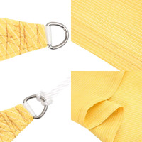 Produktbild för Solsegel 160 g/m² beige 4,5x4,5 m HDPE