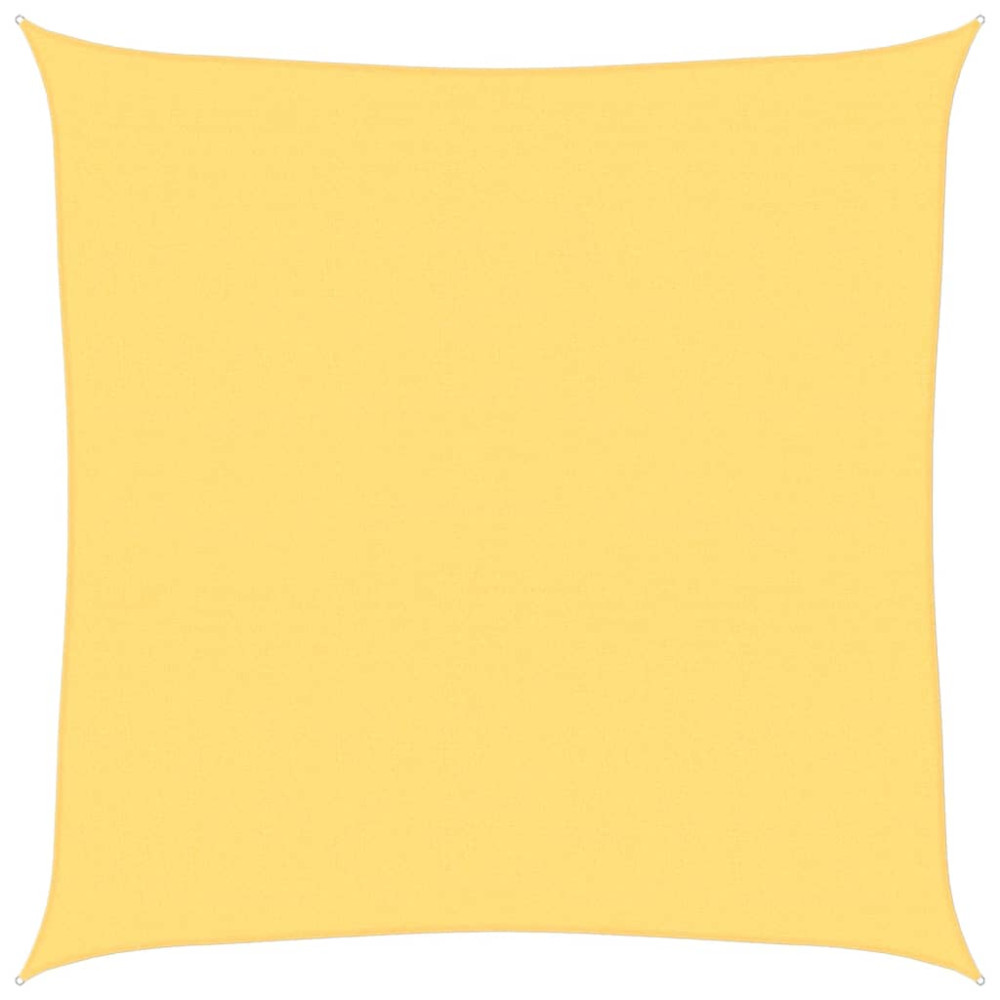 Produktbild för Solsegel 160 g/m² beige 7x7 m HDPE