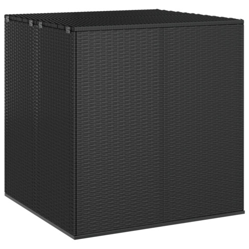 vidaXL Dynbox PE-rotting 100x97,5x104 cm svart