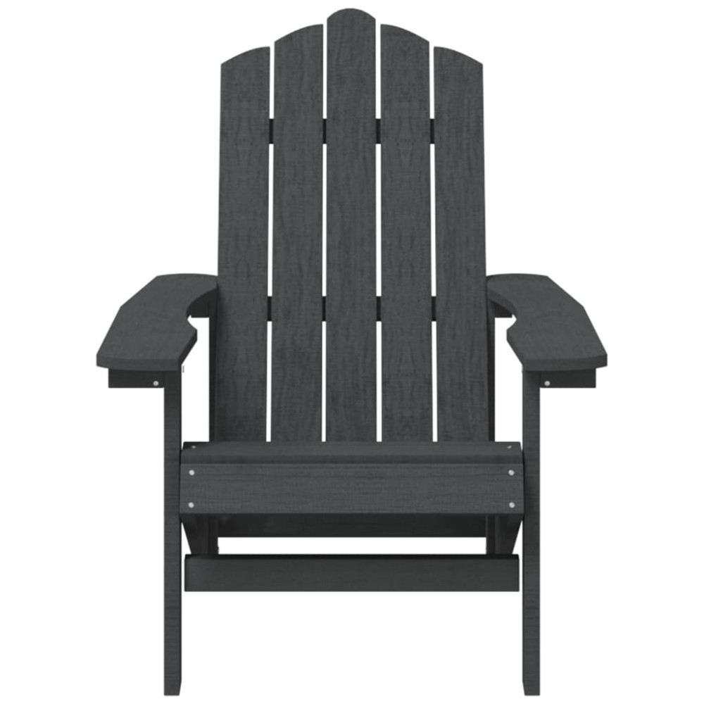 Produktbild för Adirondackstol HDPE antracit