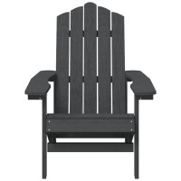 Produktbild för Adirondackstol HDPE antracit
