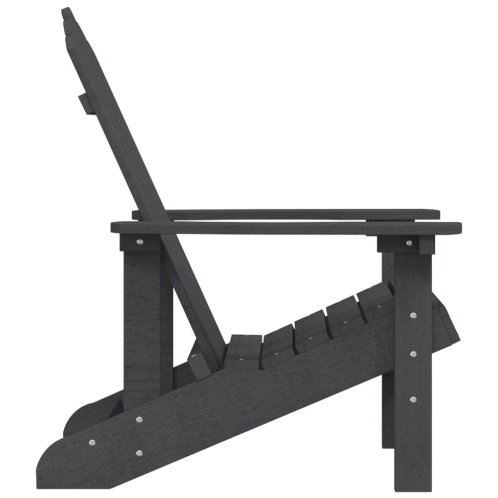 Produktbild för Adirondackstol HDPE antracit