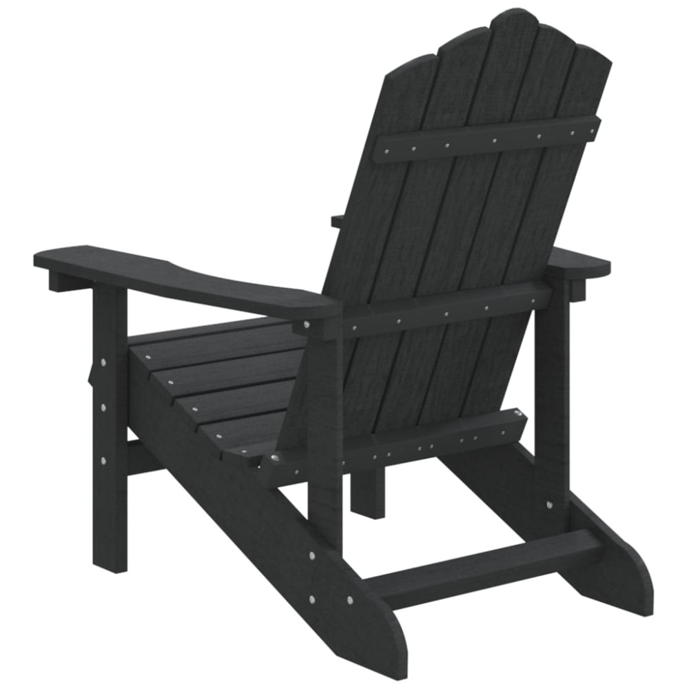 Produktbild för Adirondackstol HDPE antracit