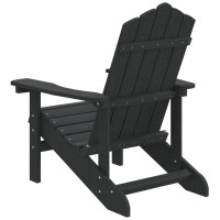 Produktbild för Adirondackstol HDPE antracit