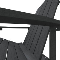Produktbild för Adirondackstol HDPE antracit