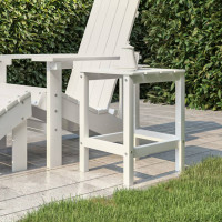 Produktbild för Adirondack bord vit 38x38x46 cm HDPE