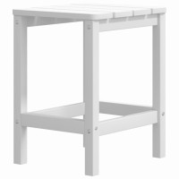 Produktbild för Adirondack bord vit 38x38x46 cm HDPE