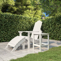 Produktbild för Adirondack bord vit 38x38x46 cm HDPE