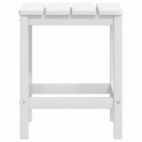 Produktbild för Adirondack bord vit 38x38x46 cm HDPE