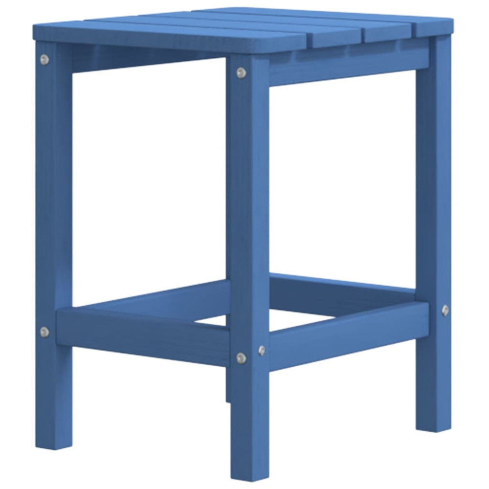 Produktbild för Adirondack bord aquablå 38x38x46 cm HDPE