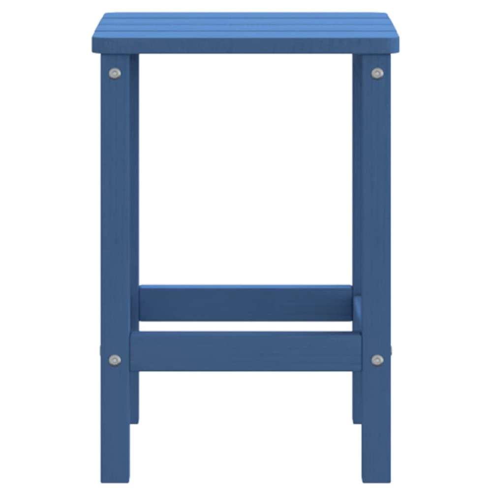 Produktbild för Adirondack bord aquablå 38x38x46 cm HDPE