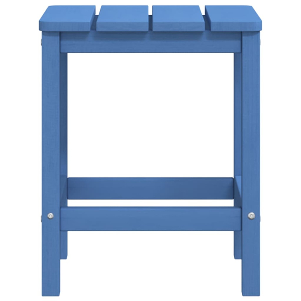 Produktbild för Adirondack bord aquablå 38x38x46 cm HDPE