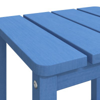 Produktbild för Adirondack bord aquablå 38x38x46 cm HDPE
