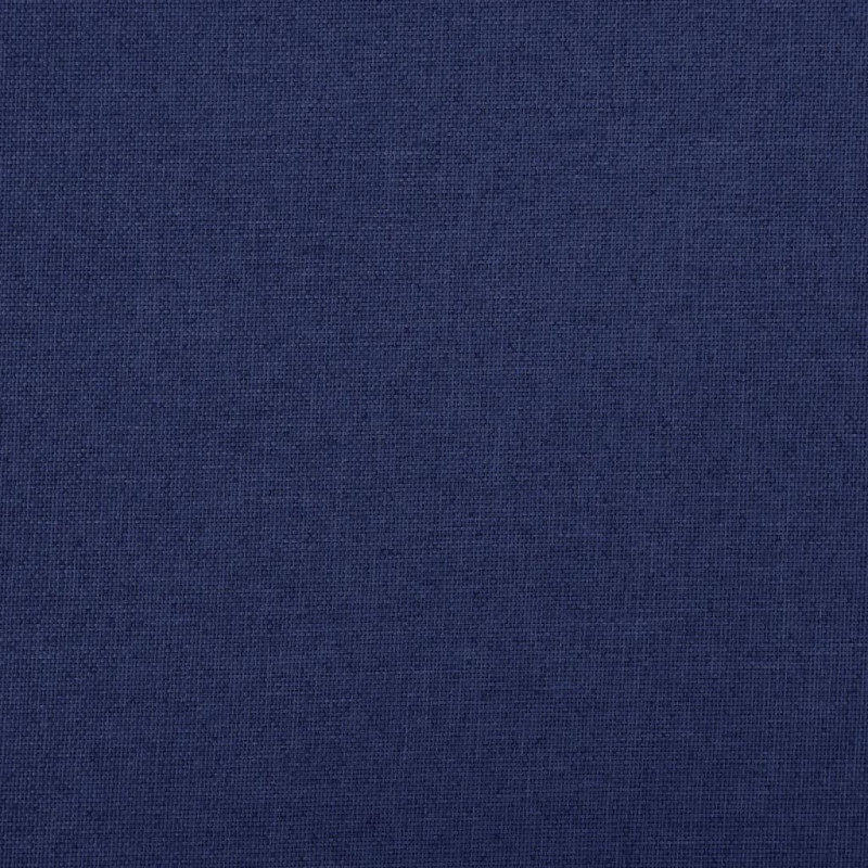 Produktbild för Hopfällbar förvaringsbänk blå 76x38x38 cm konstlinne