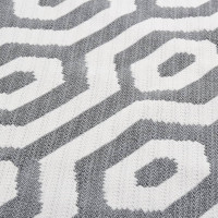 Produktbild för Matta grå 100x200 cm bomull