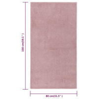 Produktbild för Matta 80x150 cm rosa