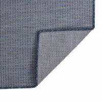 Miniatyr av produktbild för Utomhusmatta plattvävd 80x150 cm blå