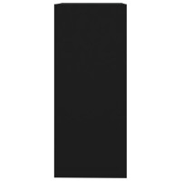 Produktbild för Bokhylla/rumsavdelare svart 40x30x72 cm