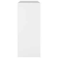 Produktbild för Bokhylla/rumsavdelare vit 80x30x72 cm