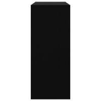 Miniatyr av produktbild för Bokhylla/Rumsavdelare svart 80x30x72 cm