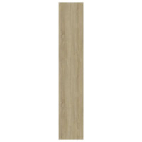Produktbild för Bokhylla/Rumsavdelare sonoma-ek 80x30x166 cm konstruerat trä