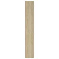 Produktbild för Bokhylla/Rumsavdelare sonoma-ek 80x30x198 cm konstruerat trä