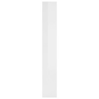 Produktbild för Bokhylla/Rumsavdelare vit högglans 80x30x198 cm konstruerat trä