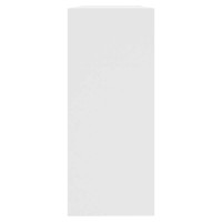 Produktbild för Bokhylla/Rumsavdelare vit 100x30x72 cm