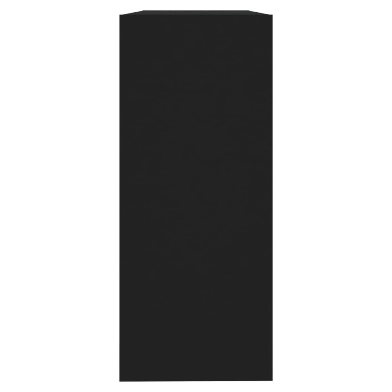 Produktbild för Bokhylla/Rumsavdelare svart 100x30x72 cm