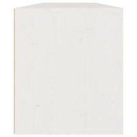 Produktbild för Väggskåp 2 st vit 60x30x35 cm massiv furu