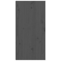 Produktbild för Väggskåp grå 30x30x60 cm massiv furu