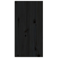 Produktbild för Väggskåp svart 30x30x60 cm massiv furu