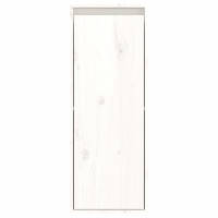 Produktbild för Väggskåp 2 st vit 30x30x80 cm massiv furu
