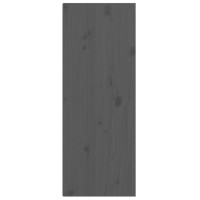 Produktbild för Väggskåp 2 st grå 30x30x80 cm massiv furu