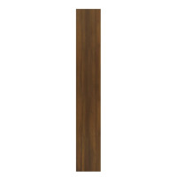 Produktbild för Bokhylla/rumsavdelare brun ek 40x30x198 cm