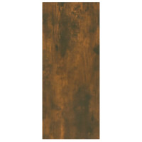 Produktbild för Bokhylla/rumsavdelare rökfärgad ek 60x30x72 cm