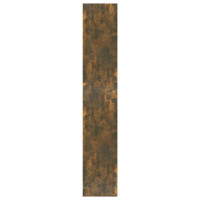 Produktbild för Bokhylla/Rumsavdelare rökfärgad ek 80x30x166 cm konstruerat trä