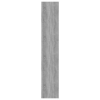 Produktbild för Bokhylla/Rumsavdelare grå sonoma 80x30x166 cm konstruerat trä