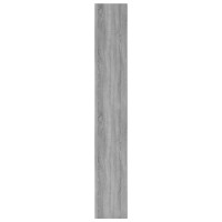 Produktbild för Bokhylla/Rumsavdelare grå sonoma 80x30x198 cm konstruerat trä