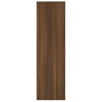 Produktbild för Bokhylla/Rumsavdelare brun ek 100x30x103 cm
