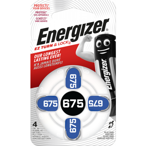 ENERGIZER Energizer Hearing Aid 675 -4 pack