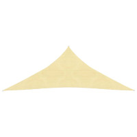 Produktbild för Solsegel 160 g/m² beige 4,5x4,5x4,5 m HDPE